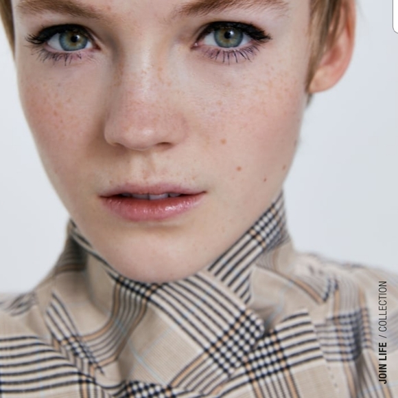 ZARA Plaid Blazer - Picture 3 of 6